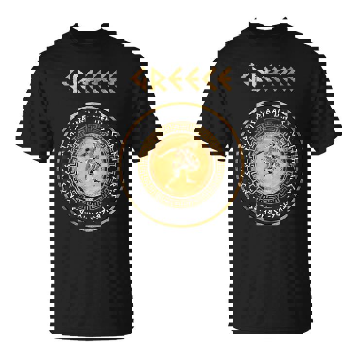 Villes De La Grèce Antique Symbole Hoplite Grec T-Shirt