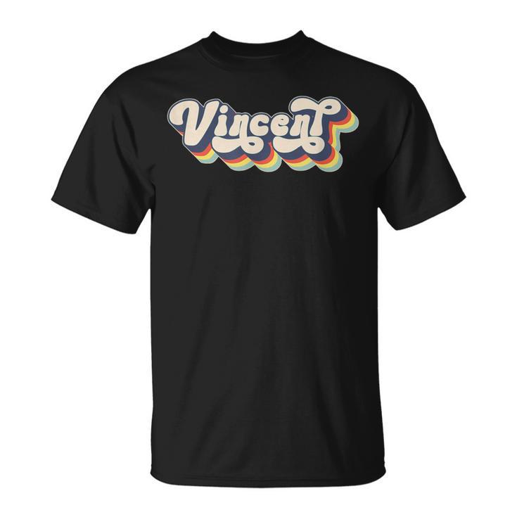 Vincent Family Name Personalized Surname Vincent Men's T-shirt