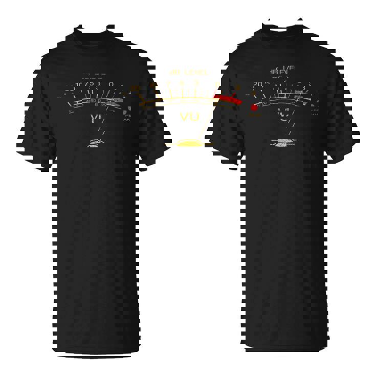 Volumeu Meterintage Audio Engineer Recording T-Shirt