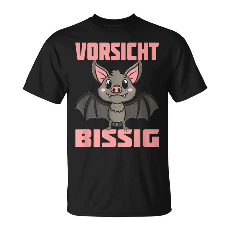 Vorsicht Bissig I Children'sampire Bat Iampire Th T-Shirt