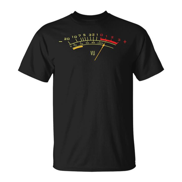 Vu Meter Sound Engineer Analogue T-Shirt