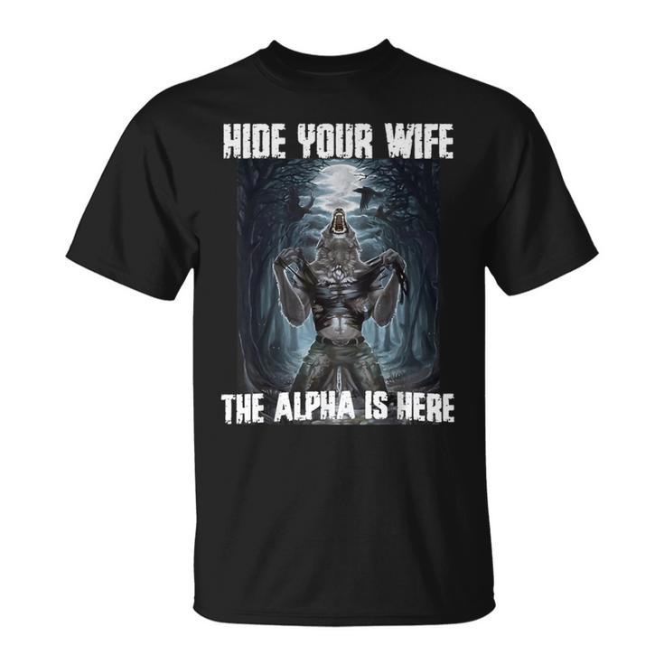 Werewolf Ripping Meme Alpha Wolf Werewolf Literally Me Lover T-Shirt ...