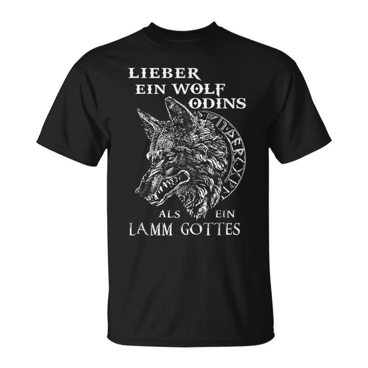 Wolf Odins – Nordic Mythology – T-Shirt