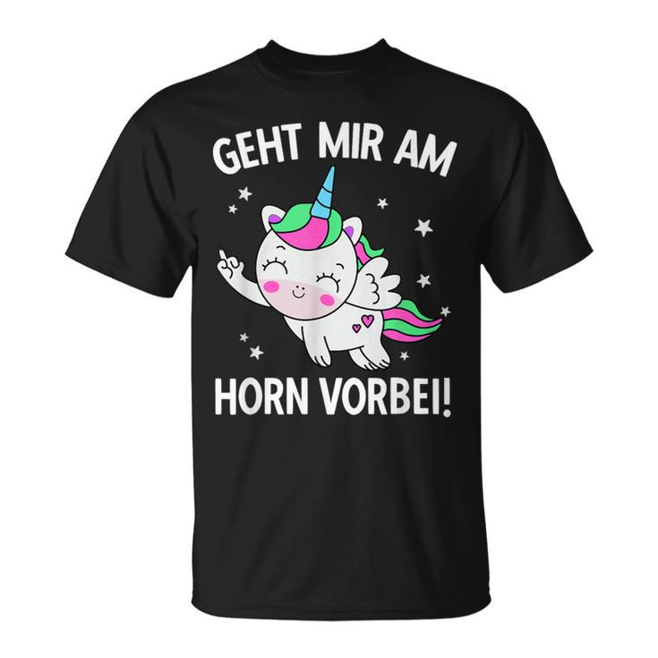 Women's Geht Mir Am Hornorbei Unicorn T-Shirt