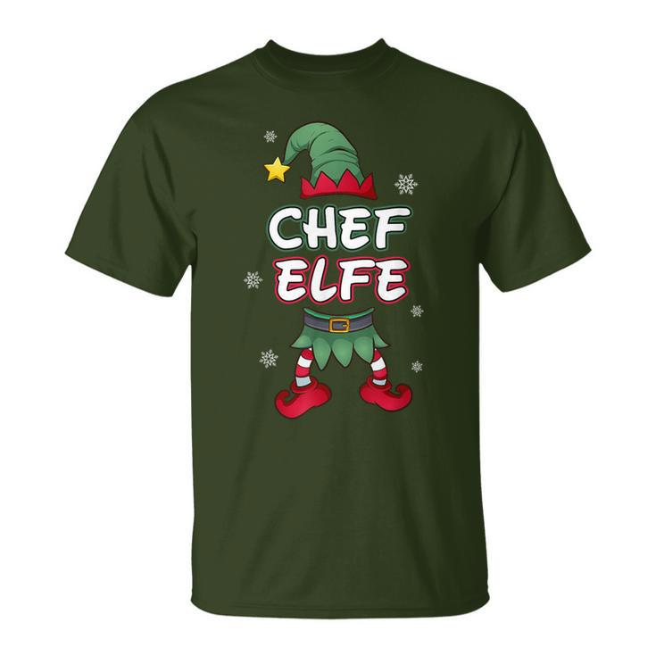 Chef Elf Christmas Outfit Partner Look Christmas T-Shirt