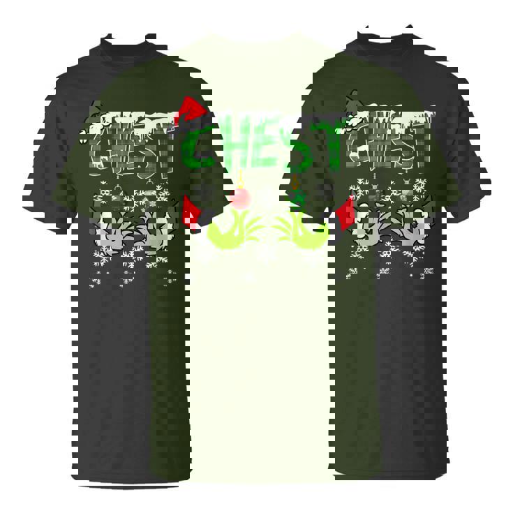 Chest Nuts Matching Chestnuts Christmas Snow Couples Women T-Shirt