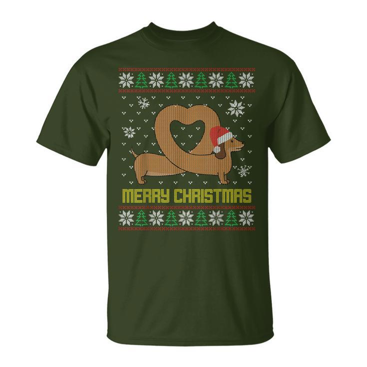 Christmas Dachshund Christmas Women's Children's T-Shirt