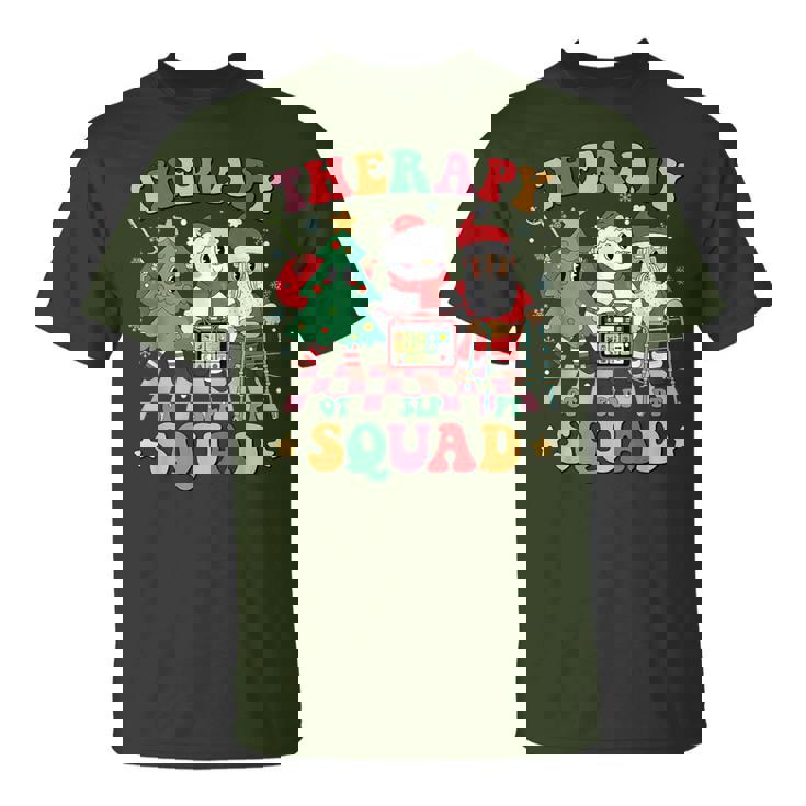 Christmas Therapy Squad Slp Ot Pt Occupational Therapy Team T-Shirt