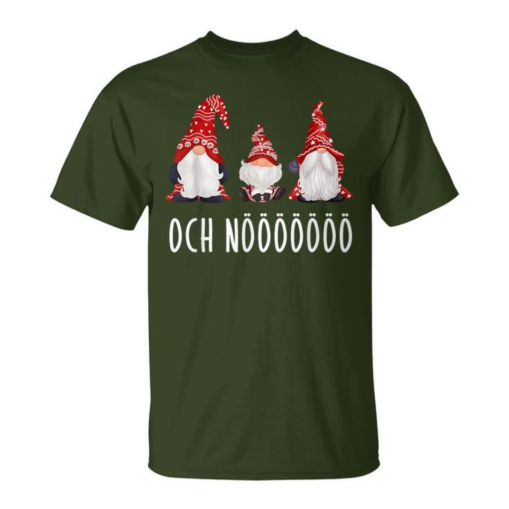 Cute Grumpy Christmas Xmas Gnome Slogan T-Shirt