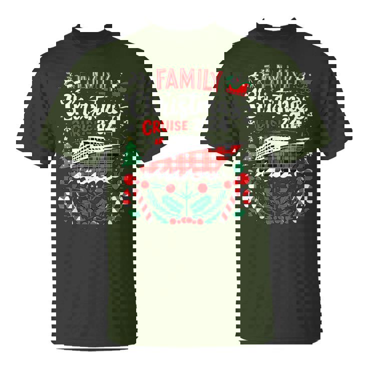 Family Christmas Cruise 2024 Family Matching Merry Christmas T-Shirt