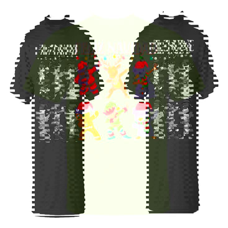 Feliz Año Nuevo 2025 Fiesta De Nochebuena Familia Navidad Camiseta