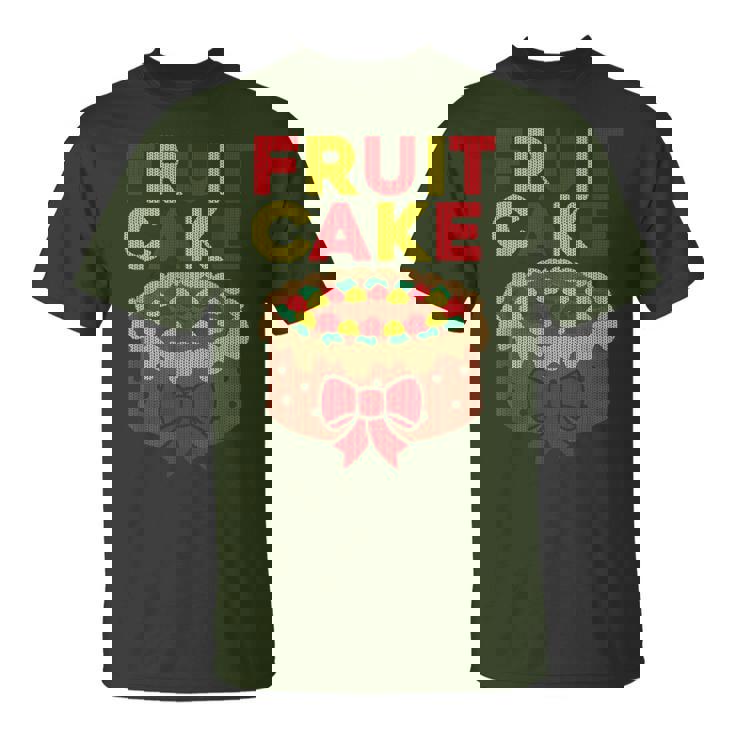Fruit Cake Ugly Christmas Sweater Style T-Shirt