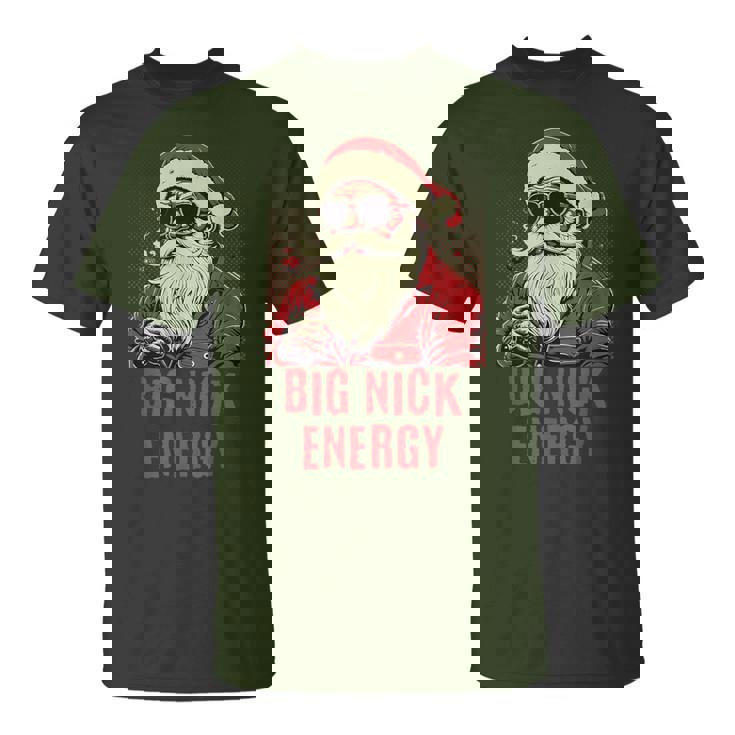 Big Nick Santa Energy Retro Christmas Santa Claus Xmas T-Shirt