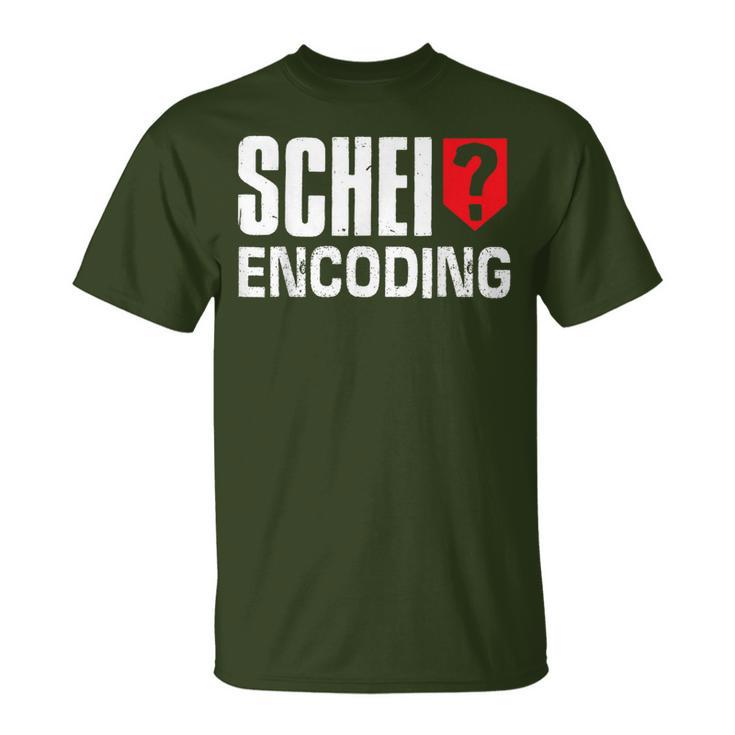 Schei Encoding Christmas Itler Nerd T-Shirt