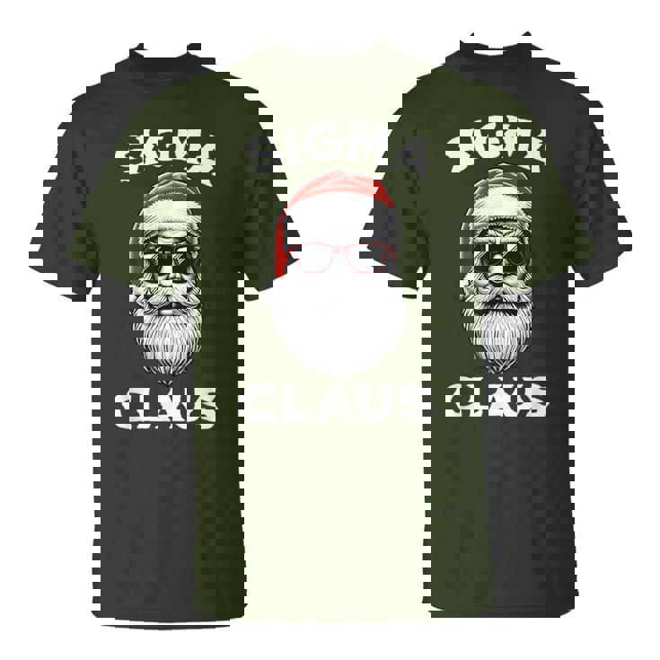 Sigma Claus Santa Christmas Rizz Male The Rizzler Meme T-Shirt