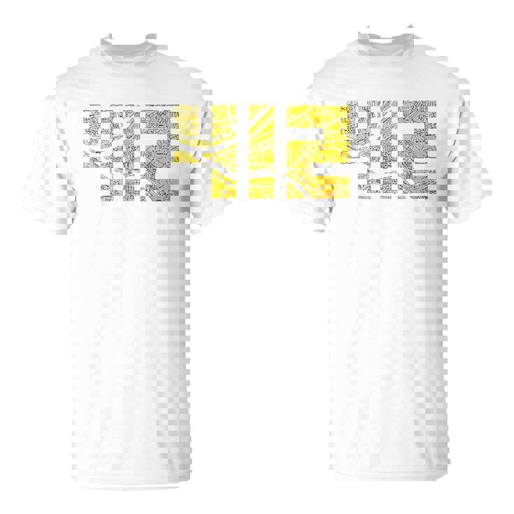 412 Pittsburgh Map T-Shirt