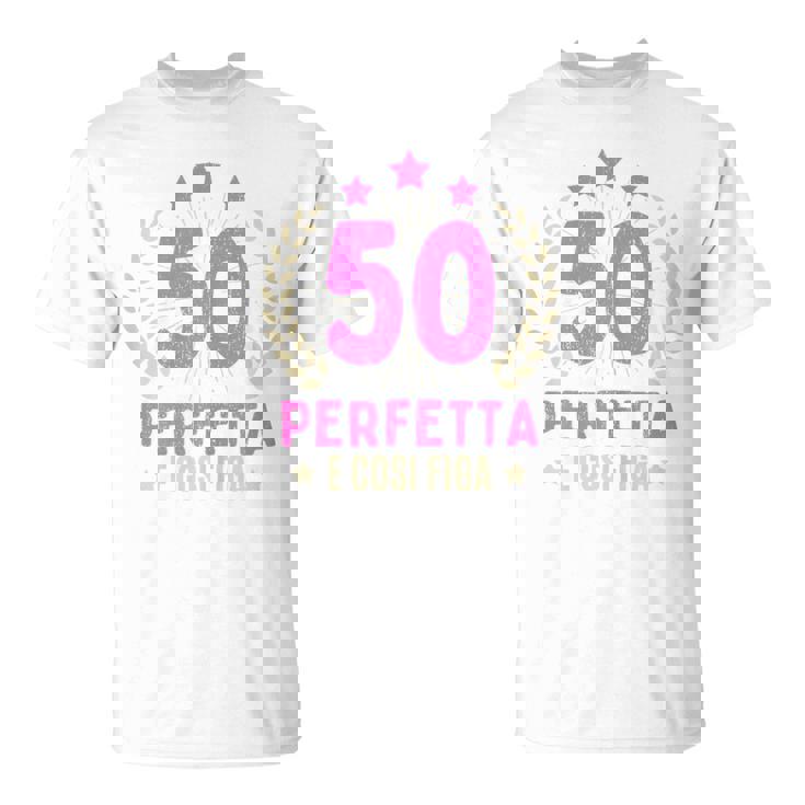 50 Compleanno Anni Donna 50 Regalo Divertente 1974 Perfetta Maglietta