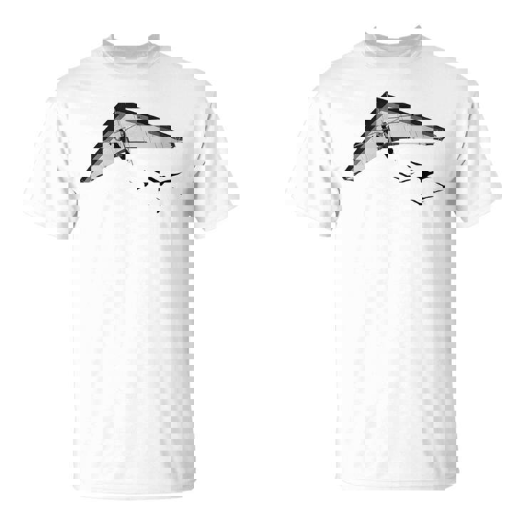 Ala Delta Ala Deltaolar Pilotoolar Aviar Camiseta unisex