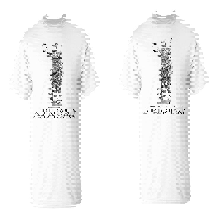 Augusto César Alfa Romano Historia De La Antigua Roma Spqr Camiseta unisex