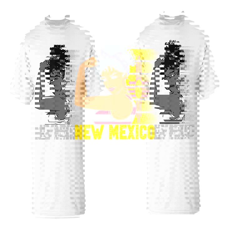 Bandera De Nuevo México Bandera Niña Nuevo México Orgullo Del Estado Camiseta unisex