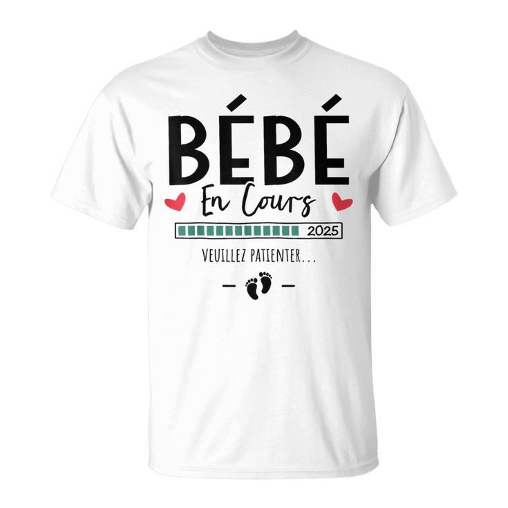 T-Shirt Femme 'Maman En Cours Loading Future Baby 2022' - Annonce Grossesse Drôle Et Tendre