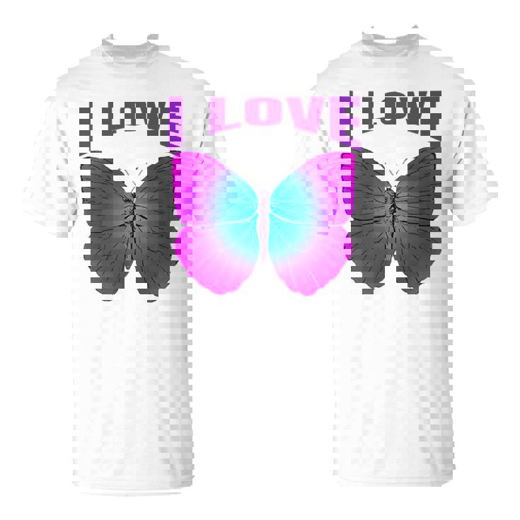 Butterfly Lovers Gifts Girl Butterfly T-Shirt