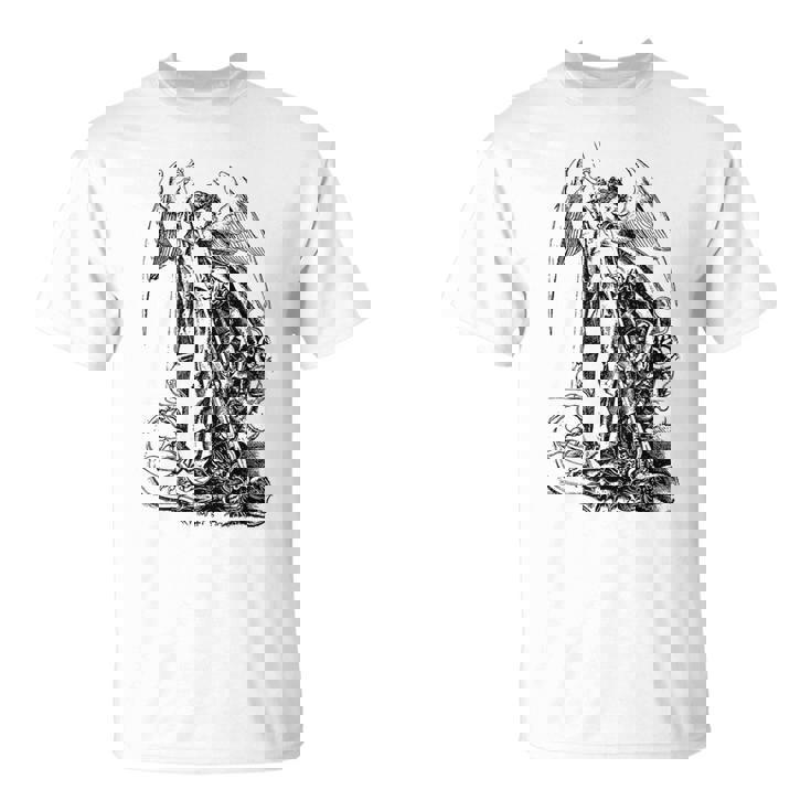 Camicia Angelo San Michele Arcangelo Cattolica Maglietta