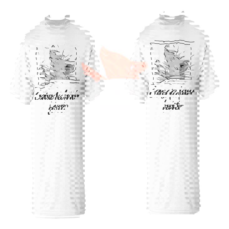 Camisa De Dormir Cerdito Pijama Cerdo Camiseta unisex