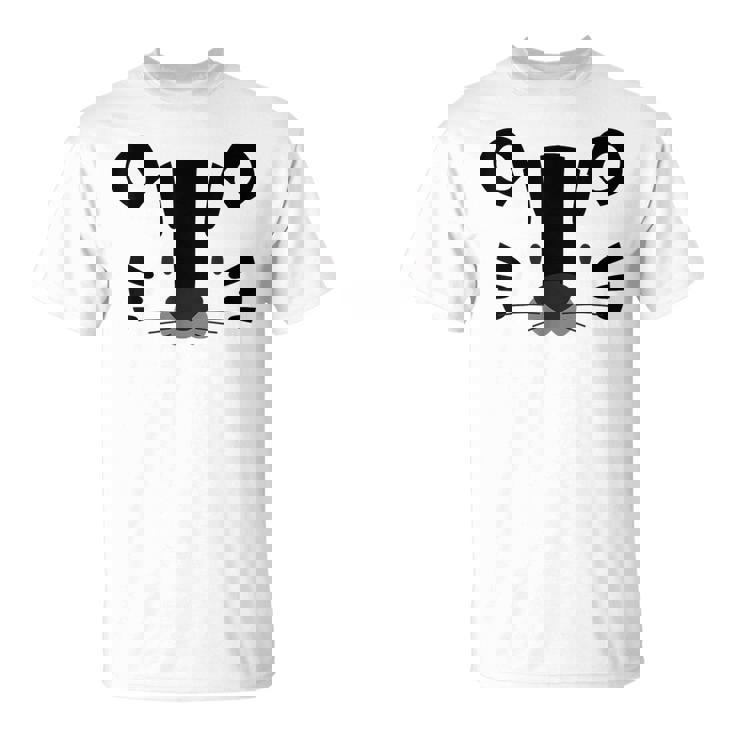 Camisas De Tigre Para Niños Lindos Para Niños Caricatura Tigre Cara Camiseta unisex