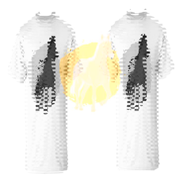 Carrera De Caballos Camiseta unisex
