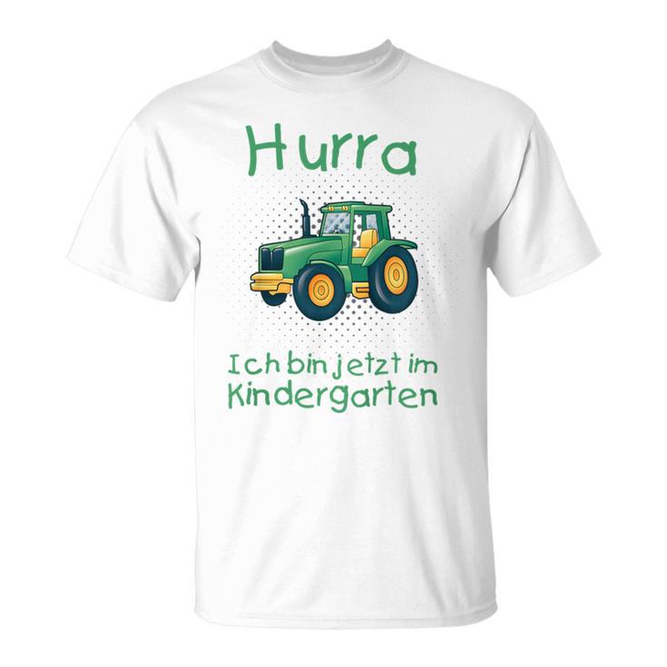 Children's Hurra Ich Bin Jetzt Im Kindergarten T-Shirt