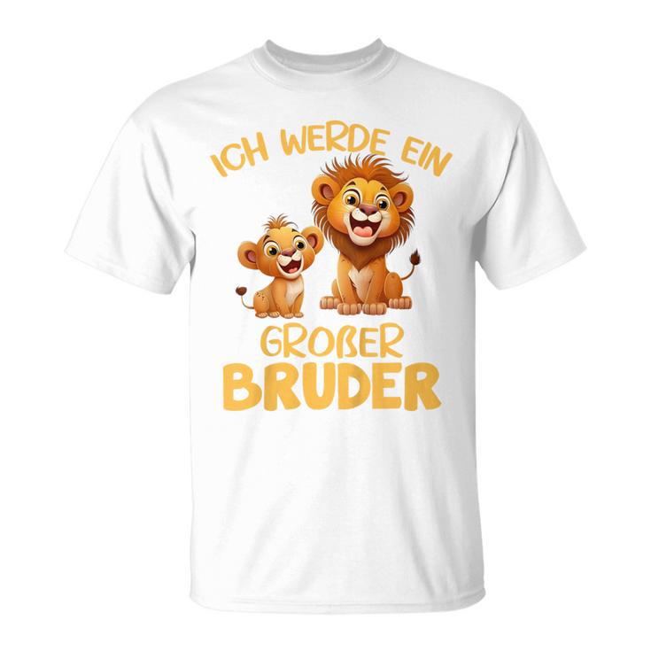 Children's Ich Werde Ein Großer Bruder Löwe T-Shirt