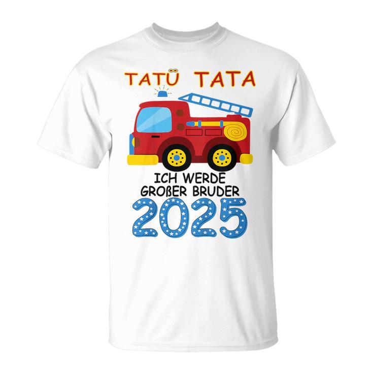 Children's Ich Werde Großer Bruder 2025 Gray T-Shirt