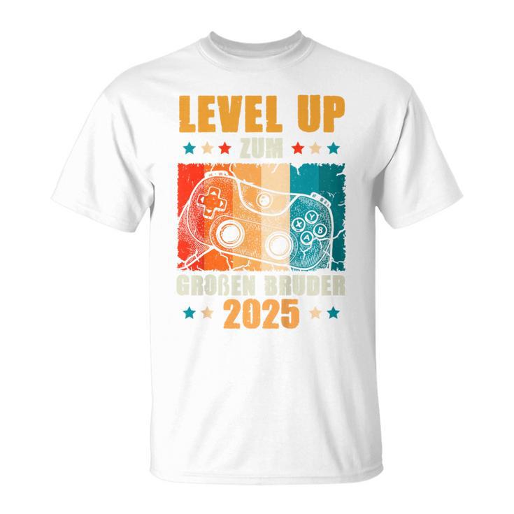 Children's Level Up Zum Großen Bruder 2025 T-Shirt