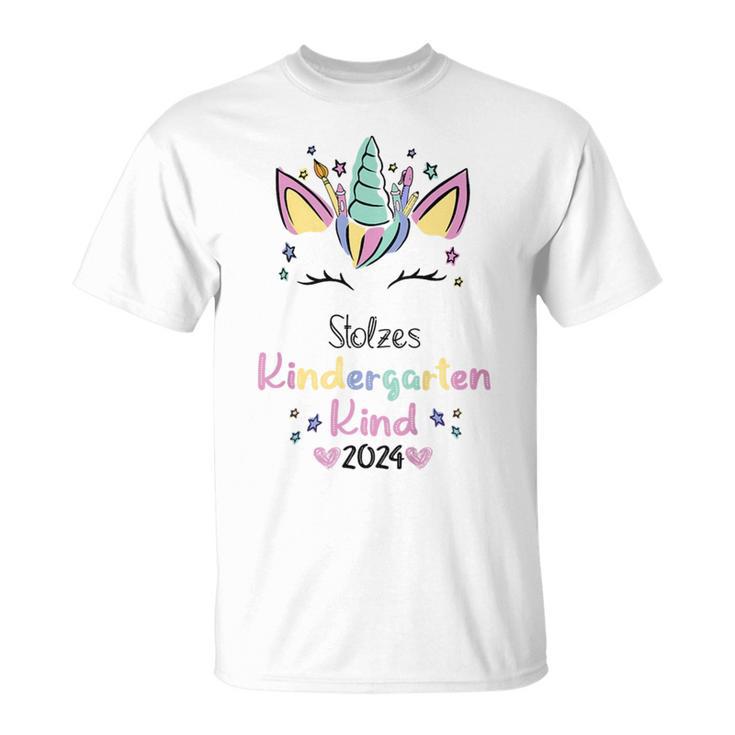 Children's Stolzes Kindergarten 2024 Kita Kiga Gray T-Shirt