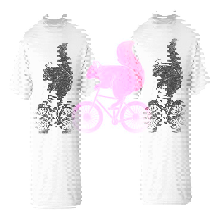 Ciclismo Bicicletta Animale Divertente Ciclista Scoiattolo Maglia A Manica Maglietta