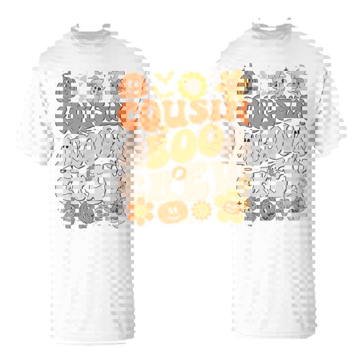 Cousin Boo Crew Halloween Retro Matching Family Costume T-Shirt