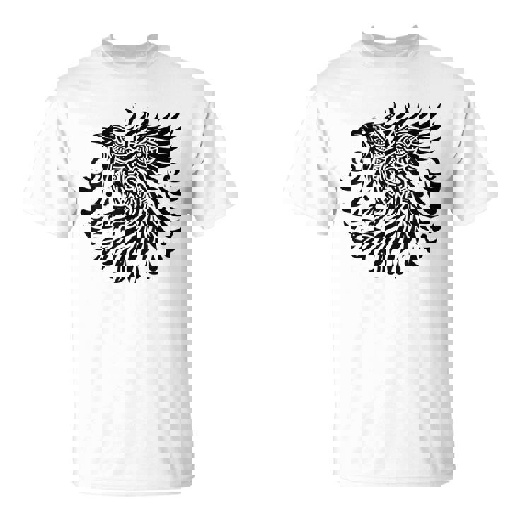 Cuervo Cuervo Tribal Camiseta unisex