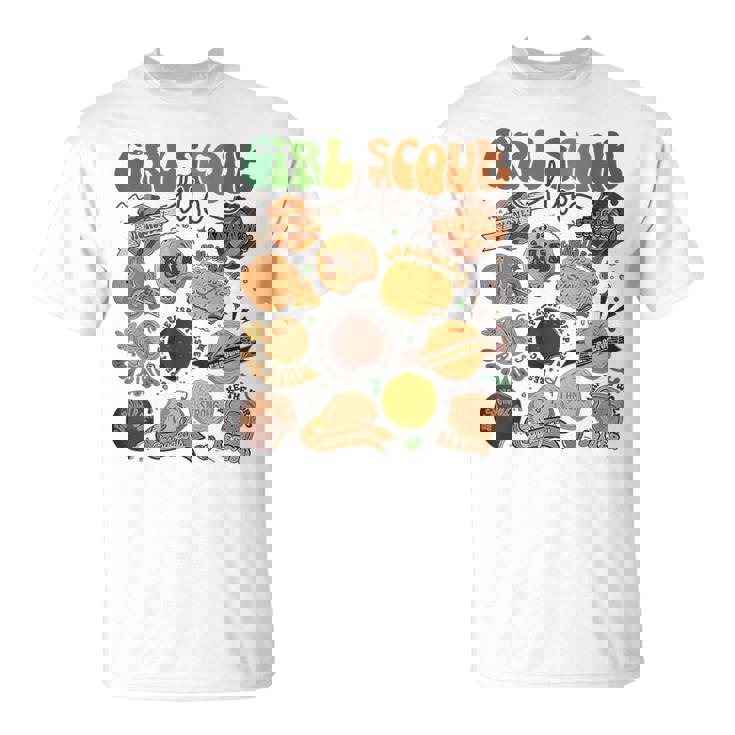 Cute Scout Girl Cookie Dealer Girl Troop Leader Scout Dealer T-Shirt