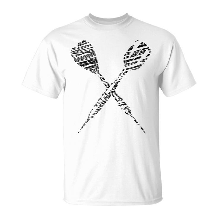 Dart Silhouette For Dart Player T-Shirt