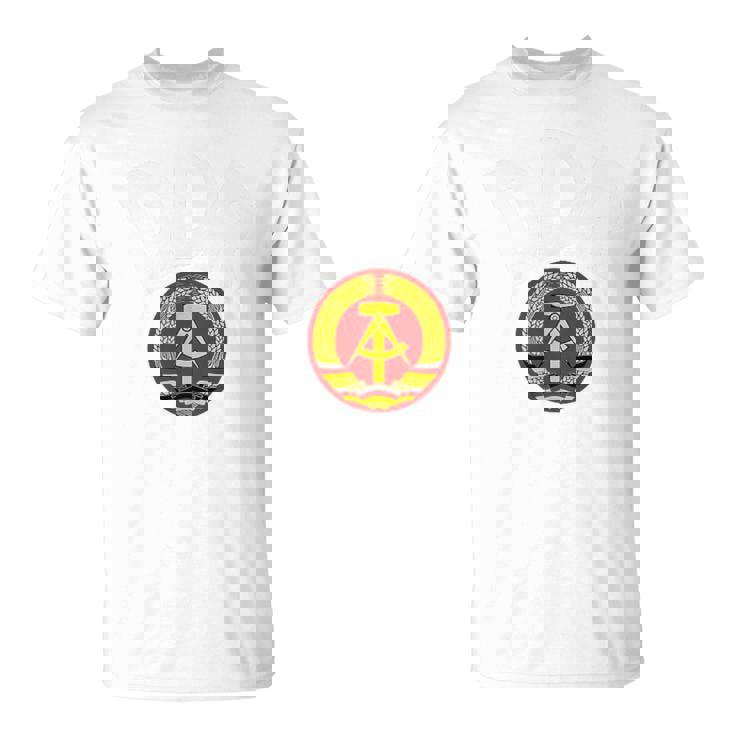 Ddr Alemania Este Rda 1974 Fútbol Retrointage Camiseta unisex