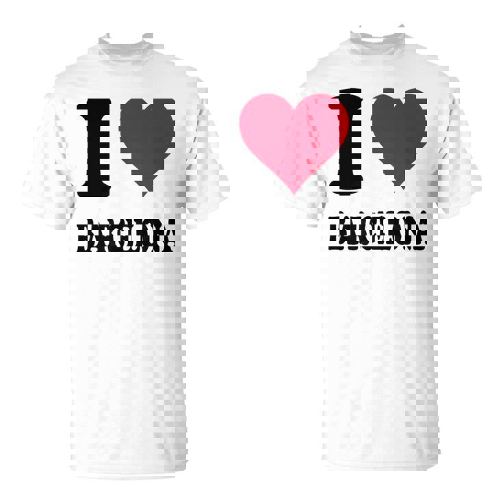 Me Encanta Barcelona Camiseta unisex