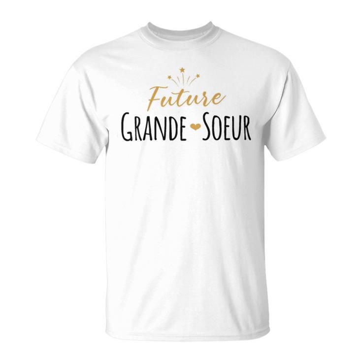 T-Shirt Enfant Future Grande Soeur 2025 - J'ai Un Secret Dans Le Ventre De Maman