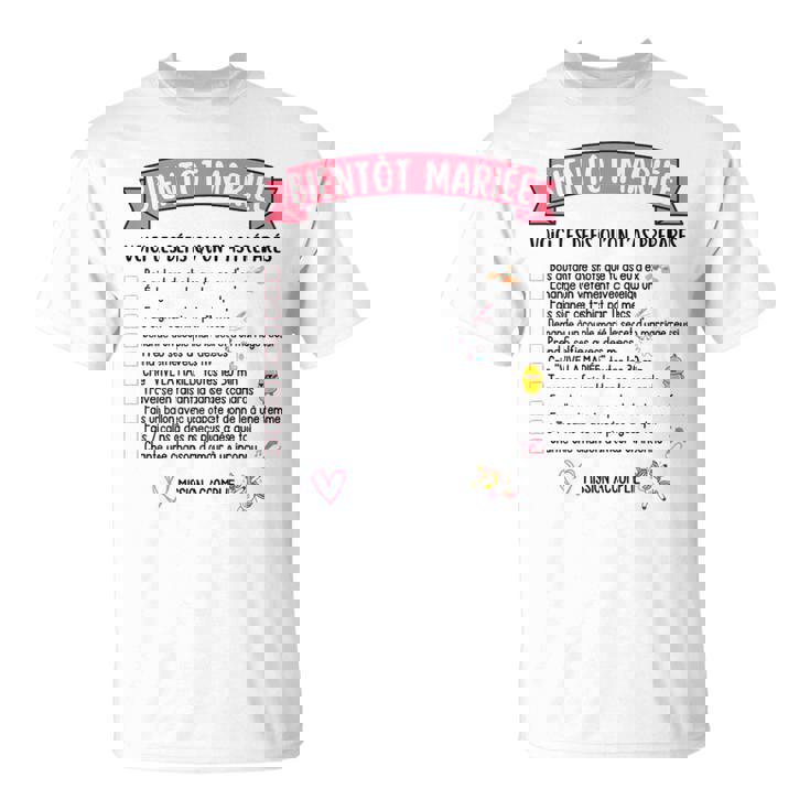 Evjf Défis À Réalisé Enterrement Deie De Jeune Fille T-Shirt