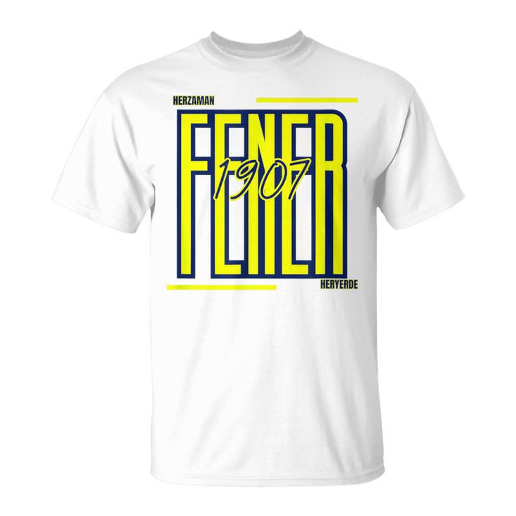 Fb Fener 1907 Kadiköy Istanbul Blue T-Shirt