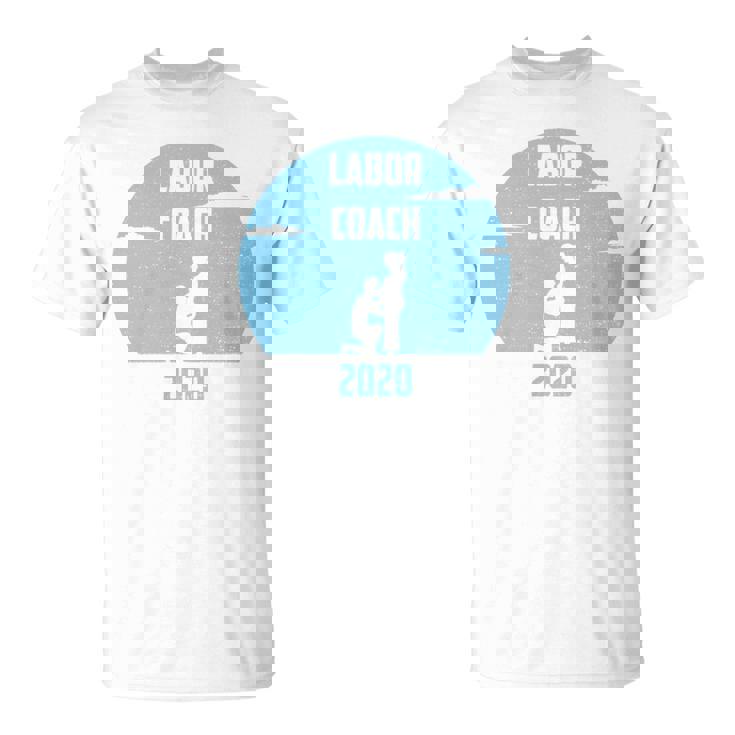 First Time Dad Bump Expecting Baby Boy Labor Coach 2020 T-Shirt