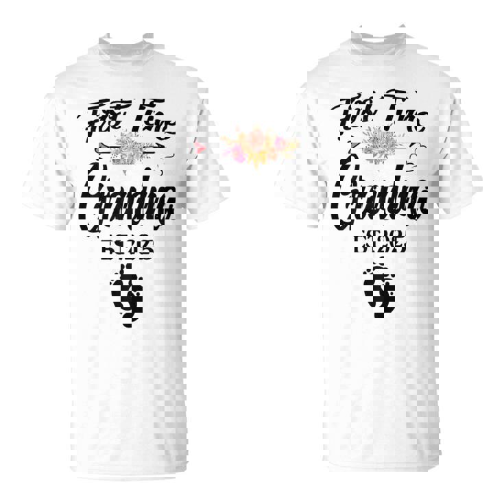 First Time Grandma 2025 Promoted To Grandma 2025 T-Shirt