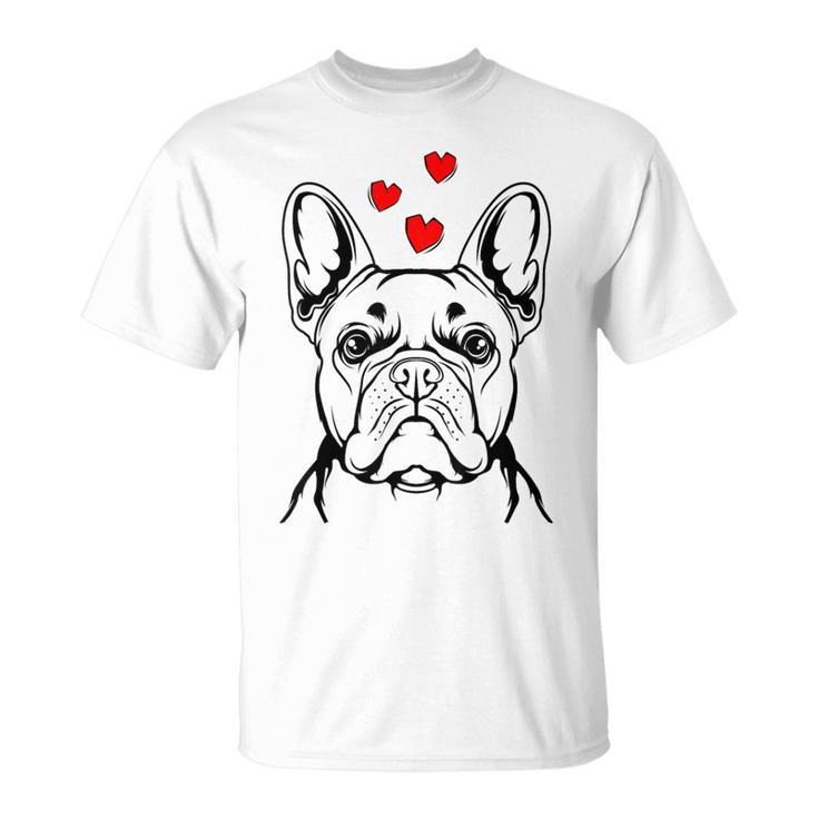 French Bulldog Frenchie Love Cute Dog Mom Womens T Shirt Thegiftio UK