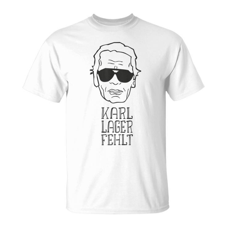 Karl Lager Fehlt Modezar Fashion er Rip T-Shirt