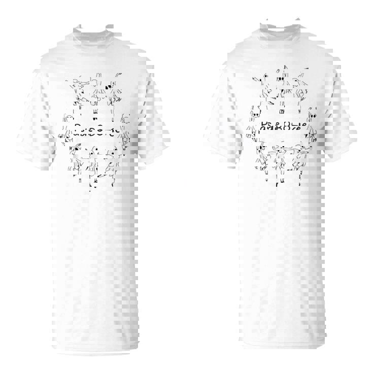 Ghost Pas De Boo-Rée Ballet Dancer Spooky Halloween T-Shirt